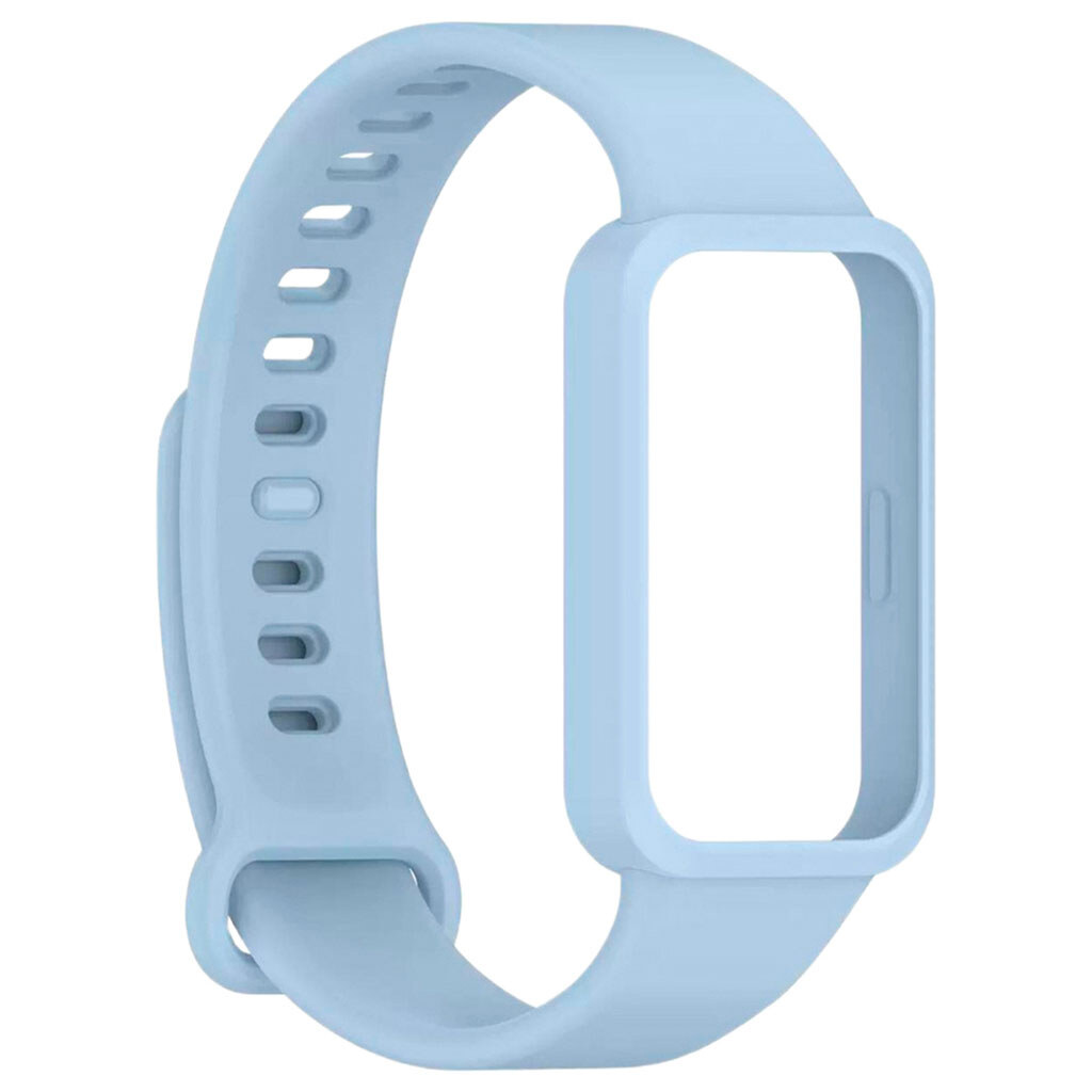Ремешок Xiaomi Smart Band 9 Active, Silicone Band, Soft Blue, Голубой - № 1 Ремешок Xiaomi Smart Band 9 Active, Silicone Band, Soft Blue, Голубой - № 1