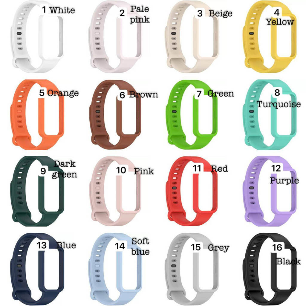 Ремешок Xiaomi Smart Band 9 Active, Silicone Band, Soft Blue, Голубой - № 8 Ремешок Xiaomi Smart Band 9 Active, Silicone Band, Soft Blue, Голубой - № 8