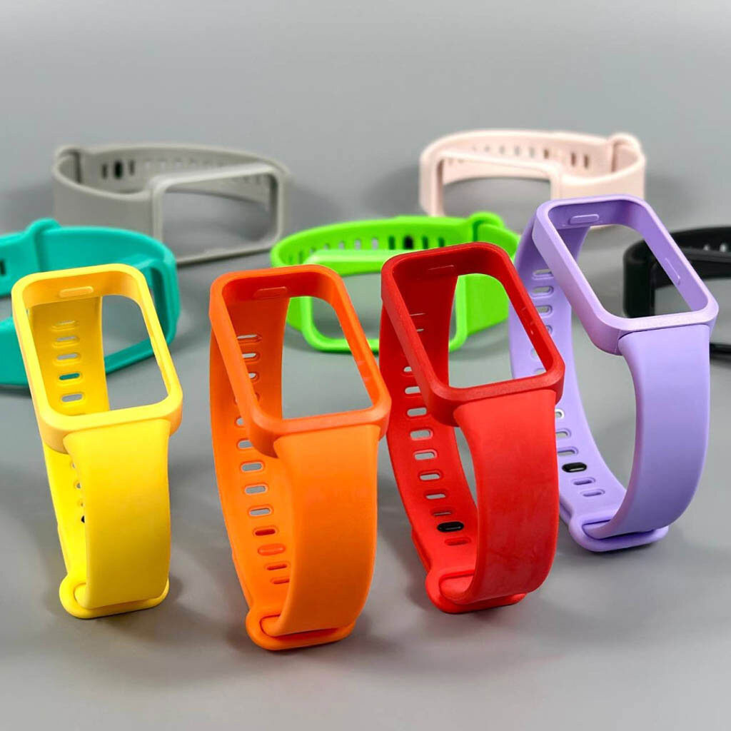 Ремешок Xiaomi Smart Band 9 Active, Silicone Band, Коричневый - № 4 Ремешок Xiaomi Smart Band 9 Active, Silicone Band, Коричневый - № 4