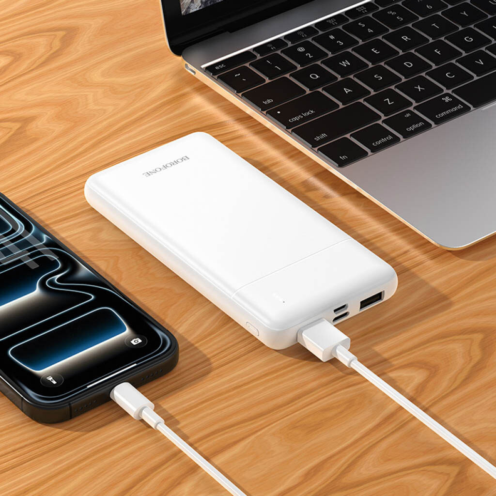 Портативная батарея (Power Bank) Borofone BJ88, 10000 mAh, Черный - № 4 Портативная батарея (Power Bank) Borofone BJ88, 10000 mAh, Черный - № 4