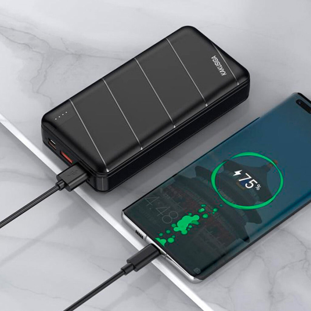 Портативная батарея (Power Bank) Kakusiga KSC-1086, 20000 mAh, Черный - № 2 Портативная батарея (Power Bank) Kakusiga KSC-1086, 20000 mAh, Черный - № 2