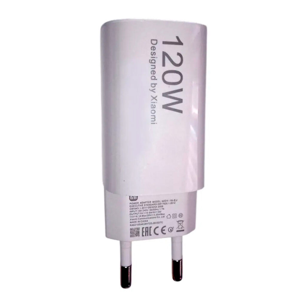 СЗУ Xiaomi GaN Power, С кабелем, Type-C, Белый - № 1 СЗУ Xiaomi GaN Power, С кабелем, Type-C, Белый - № 1