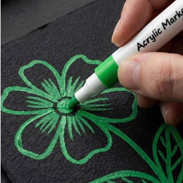 Маркеры акриловые "Jumbo Creative", 12 цветов, Kite - № 4 Маркеры акриловые "Jumbo Creative", 12 цветов, Kite - № 4