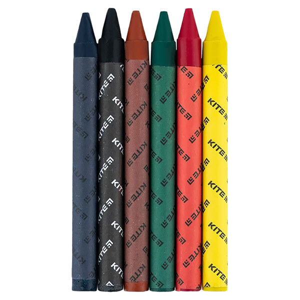 Мел восковой "Classic", 6 цветов, Kite - № 3 Мел восковой "Classic", 6 цветов, Kite - № 3