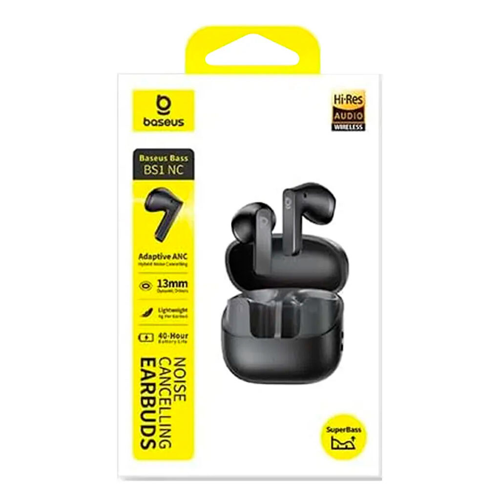 Bluetooth-гарнитура Baseus A00101 Bass BS1 Adaptive, Стерео, Белый - № 3 Bluetooth-гарнитура Baseus A00101 Bass BS1 Adaptive, Стерео, Белый - № 3