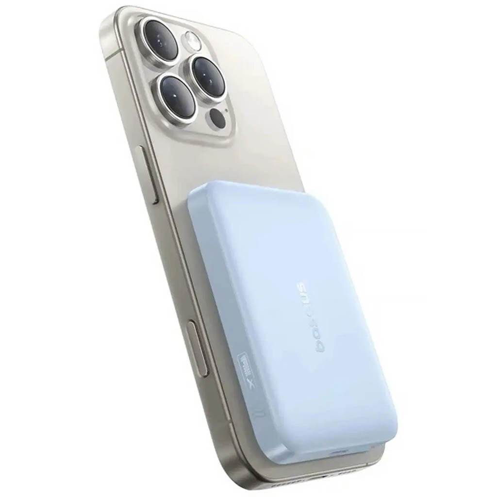 Портативная батарея (Power Bank) Baseus PPFM11-1022 EnerFill FM11 Ultra-Mini, 10000 mAh, Синий - № 2 Портативная батарея (Power Bank) Baseus PPFM11-1022 EnerFill FM11 Ultra-Mini, 10000 mAh, Синий - № 2
