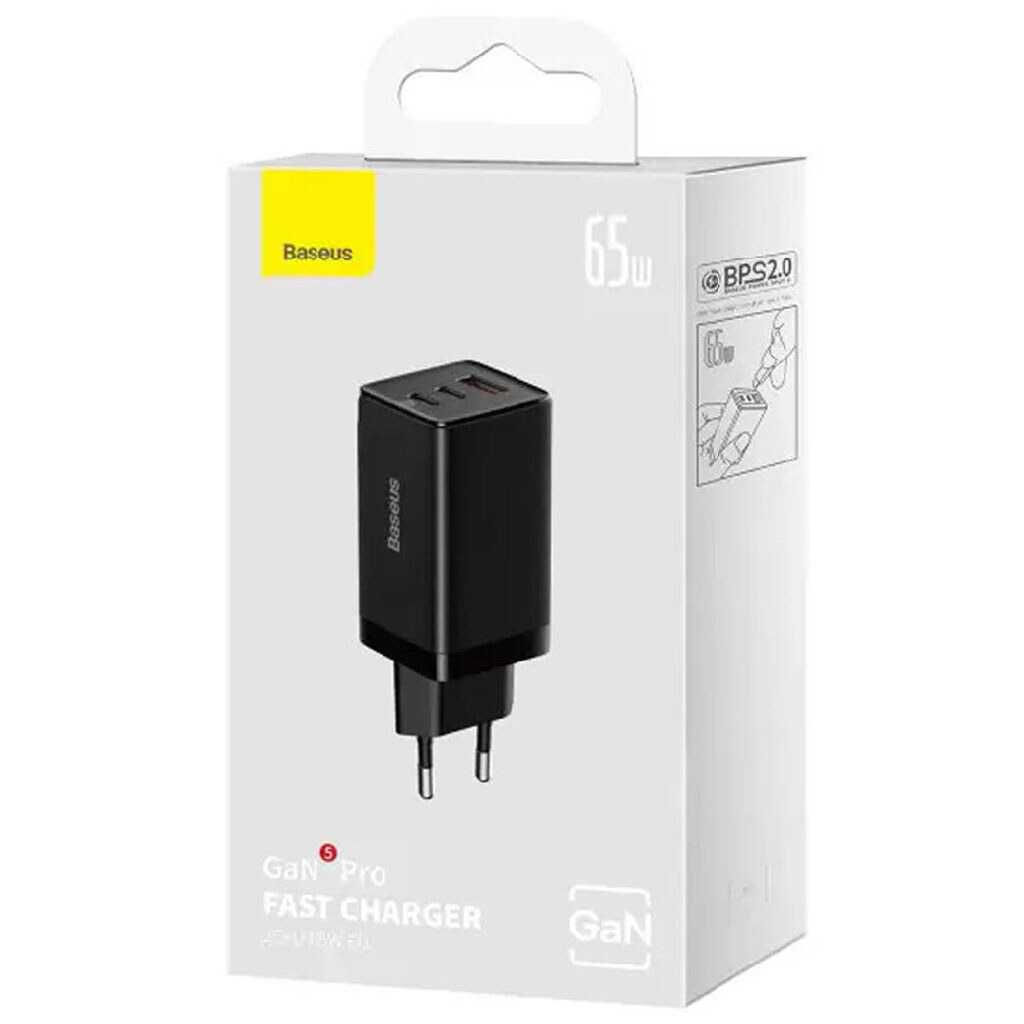 СЗУ Baseus CCGP12020 GaN5 Pro, Черный - № 5 СЗУ Baseus CCGP12020 GaN5 Pro, Черный - № 5