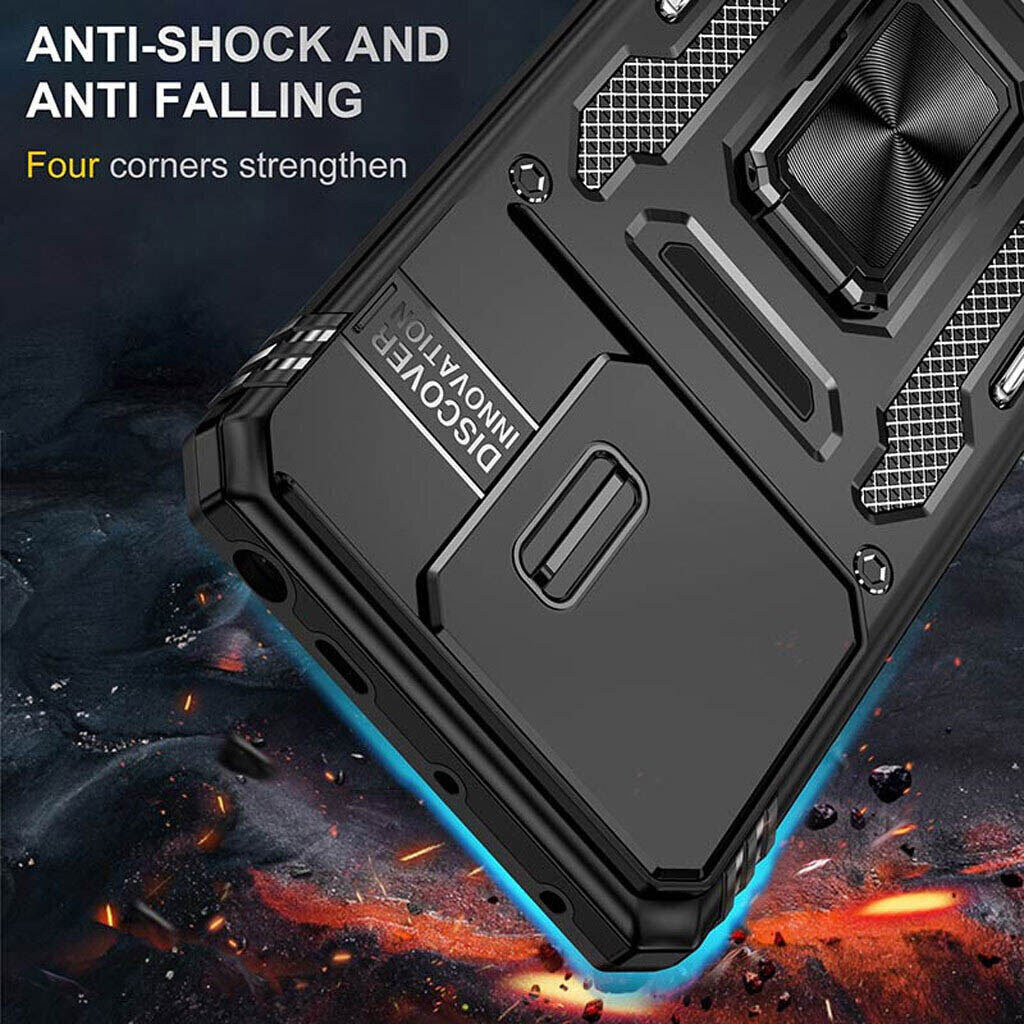 Чехол (накладка) Apple iPhone 16 Pro Max, Epik Camshield Army Ring, Черный - № 6 Чехол (накладка) Apple iPhone 16 Pro Max, Epik Camshield Army Ring, Черный - № 6