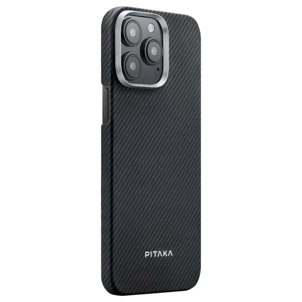Чехол (накладка) Apple iPhone 16 Pro, Pitaka, MagSafe, Черный - № 2 Чехол (накладка) Apple iPhone 16 Pro, Pitaka, MagSafe, Черный - № 2