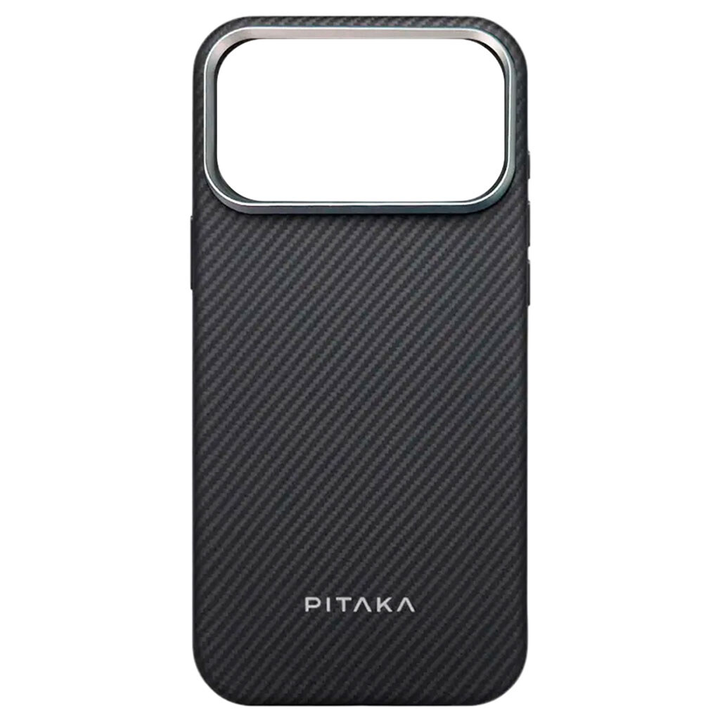 Чехол (накладка) Apple iPhone 17 Pro Max, Pitaka, MagSafe, Черный - № 1 Чехол (накладка) Apple iPhone 17 Pro Max, Pitaka, MagSafe, Черный - № 1