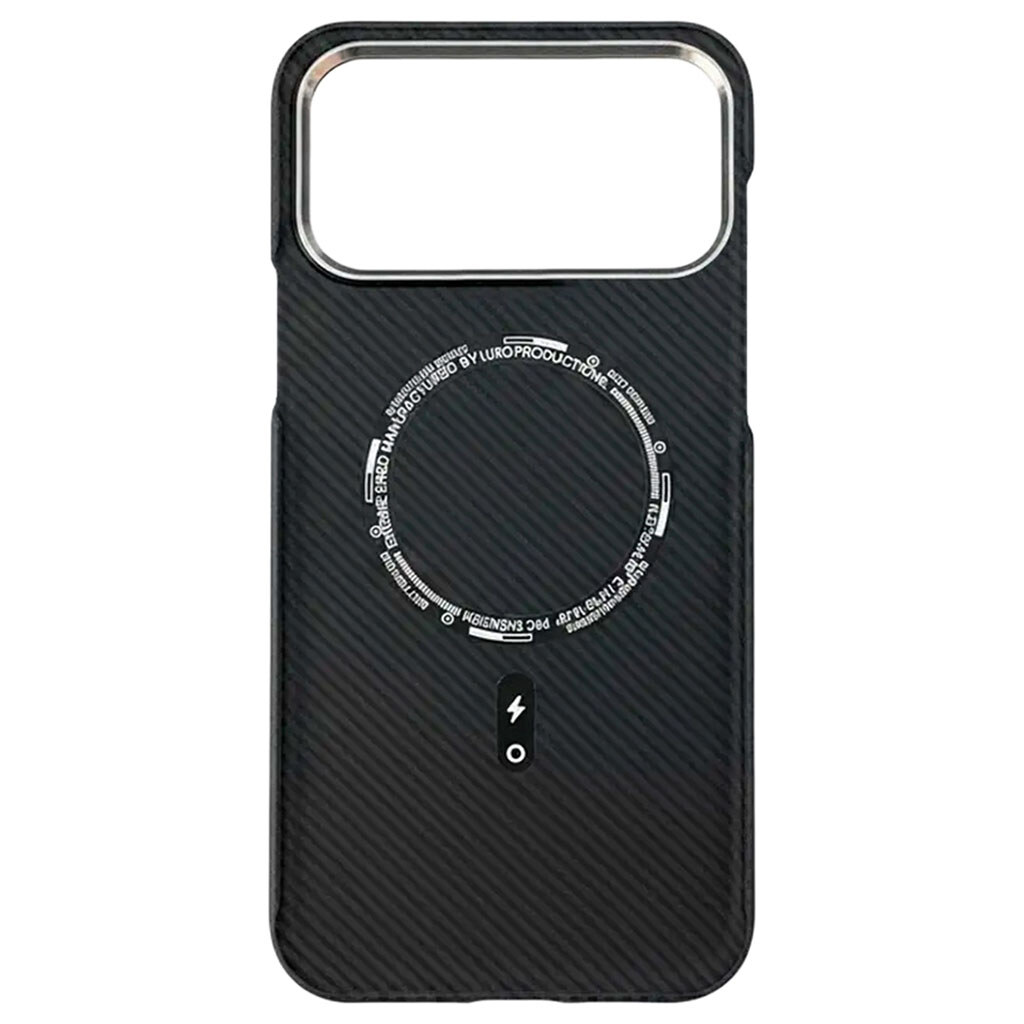 Чехол (накладка) Apple iPhone 17 Pro Max, Pitaka, MagSafe, Черный - № 2 Чехол (накладка) Apple iPhone 17 Pro Max, Pitaka, MagSafe, Черный - № 2