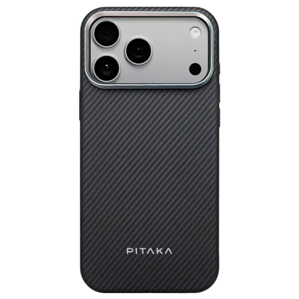 Чехол (накладка) Apple iPhone 17 Pro Max, Pitaka, MagSafe, Черный - № 3 Чехол (накладка) Apple iPhone 17 Pro Max, Pitaka, MagSafe, Черный - № 3