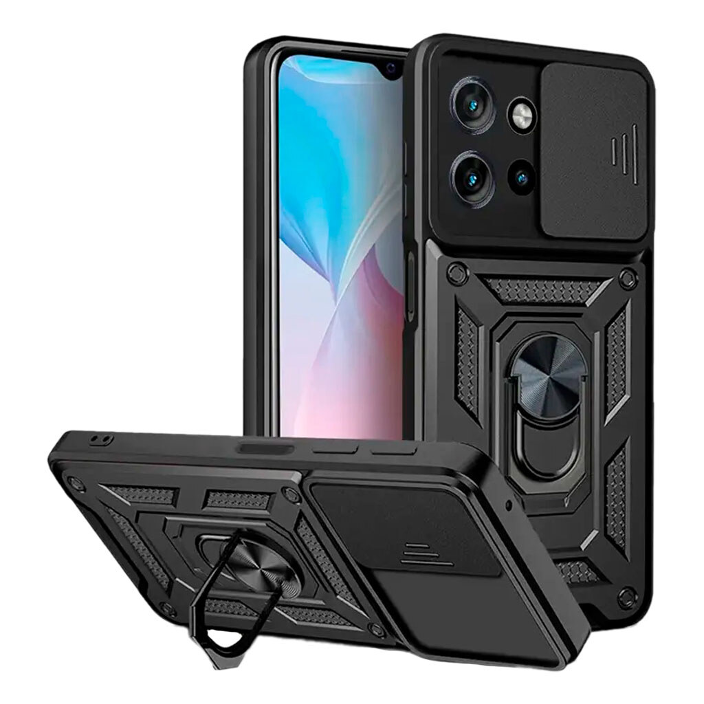 Чехол (накладка) Motorola Edge 60 Neo / XT2409 Edge 50 Neo, Armor Guard Shield, Черный - № 1 Чехол (накладка) Motorola Edge 60 Neo / XT2409 Edge 50 Neo, Armor Guard Shield, Черный - № 1