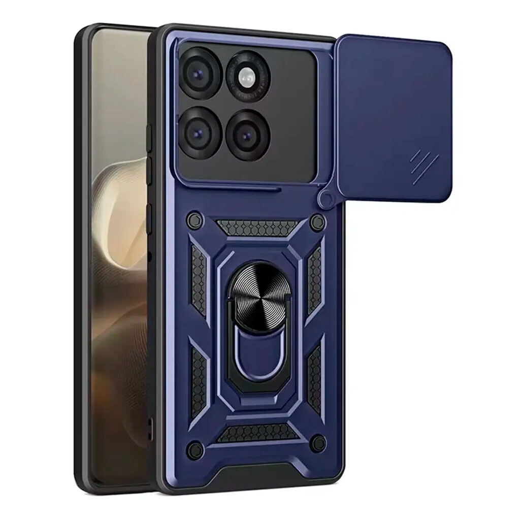 Чехол (накладка) Motorola Edge 60 Pro, Armor Guard Shield, Синий - № 1 Чехол (накладка) Motorola Edge 60 Pro, Armor Guard Shield, Синий - № 1
