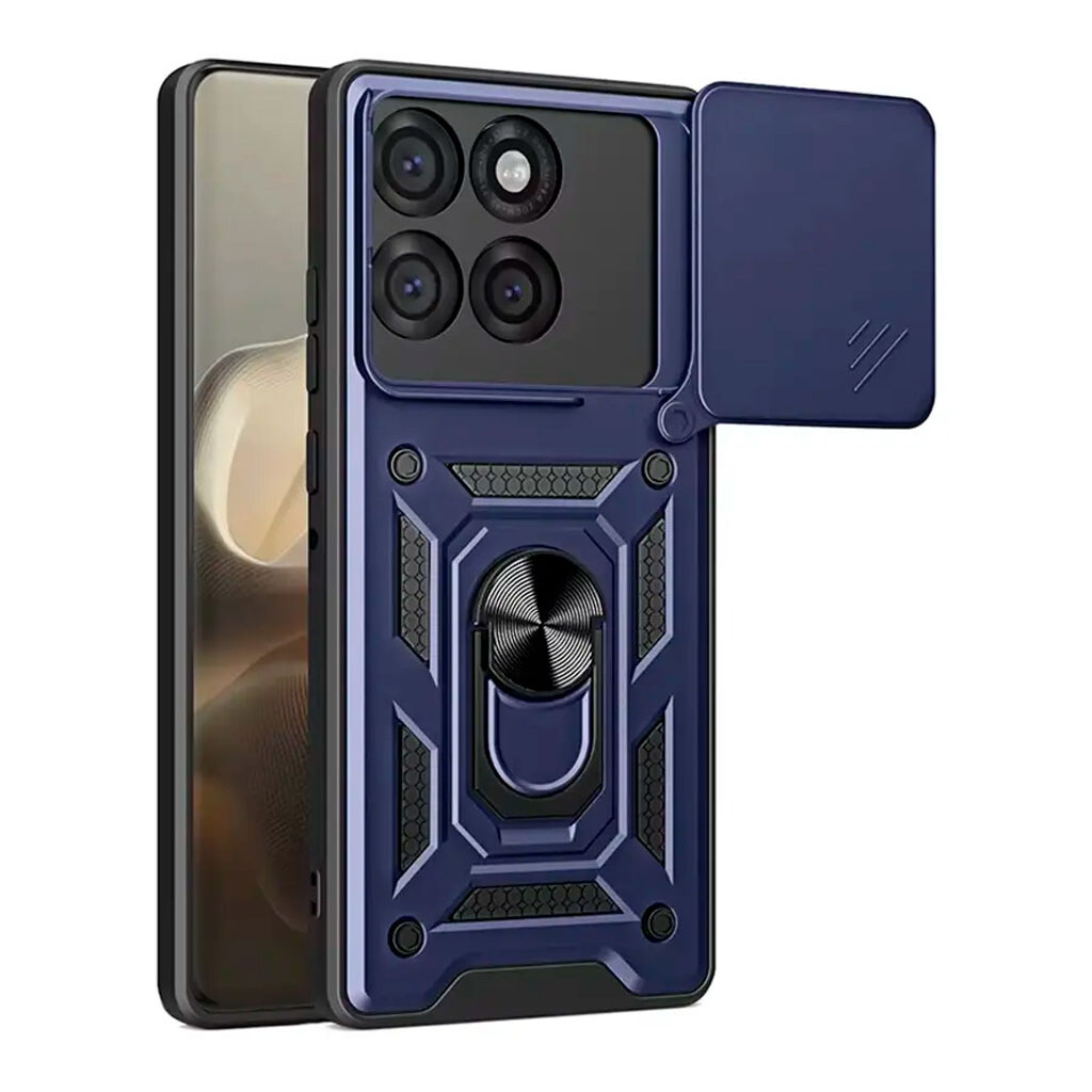 Чехол (накладка) Motorola Edge 70, Armor Guard Shield, Синий - № 1 Чехол (накладка) Motorola Edge 70, Armor Guard Shield, Синий - № 1