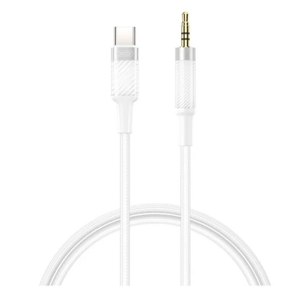 AUX кабель XO NB-R279B, Type-C, 1.0 м., Белый - № 1 AUX кабель XO NB-R279B, Type-C, 1.0 м., Белый - № 1