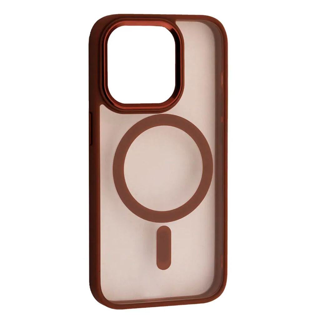 Чехол (накладка) Apple iPhone 14 Pro Max, Cristal Guard, MagSafe, Коричневый - № 1 Чехол (накладка) Apple iPhone 14 Pro Max, Cristal Guard, MagSafe, Коричневый - № 1