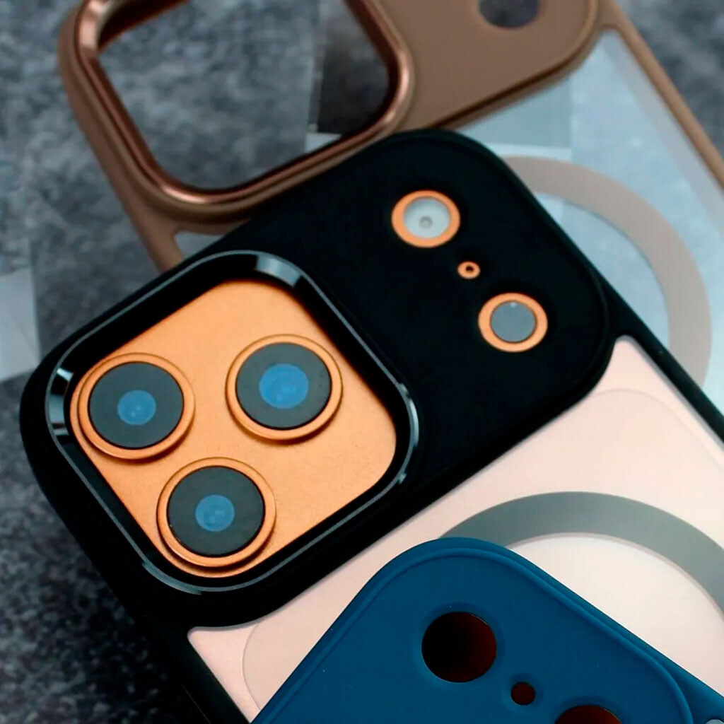 Чехол (накладка) Apple iPhone 16, Cristal Guard, MagSafe, Оранжевый - № 4 Чехол (накладка) Apple iPhone 16, Cristal Guard, MagSafe, Оранжевый - № 4