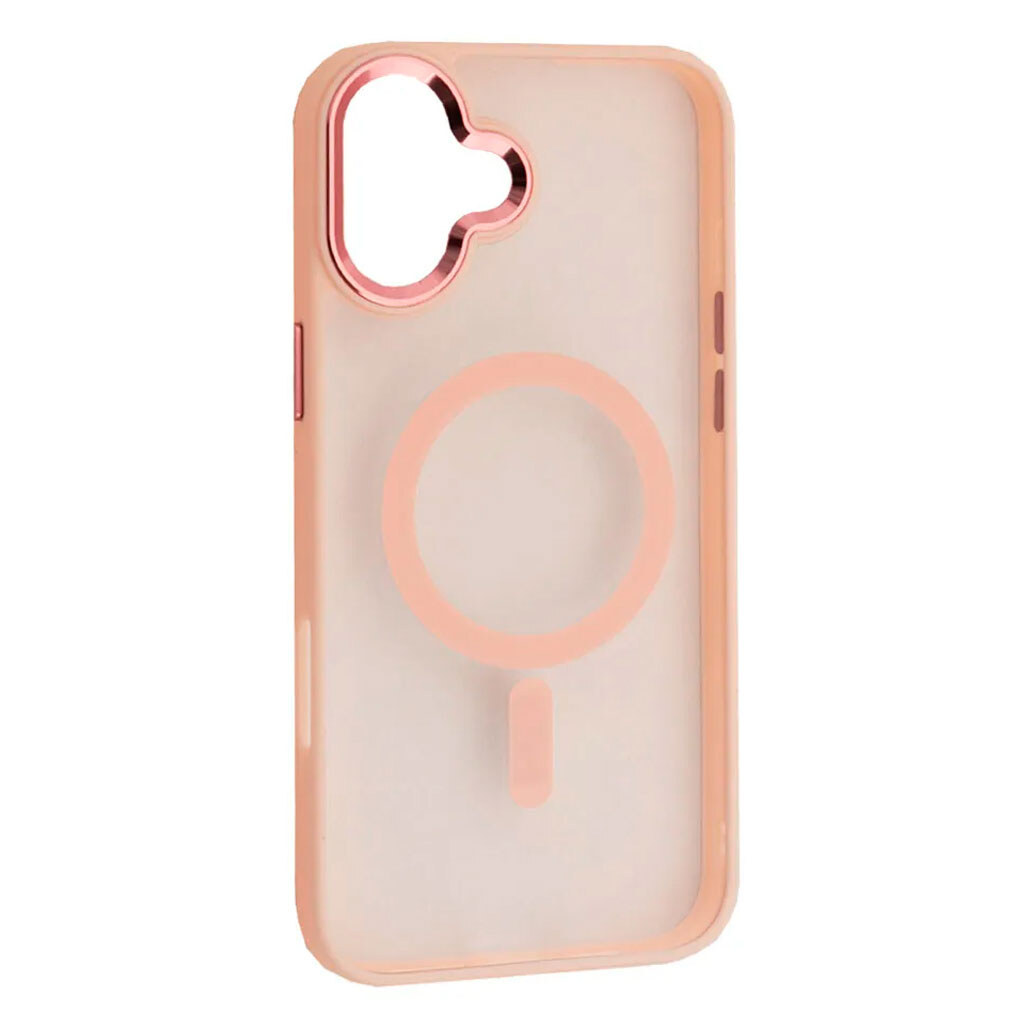 Чехол (накладка) Apple iPhone 16, Cristal Guard, MagSafe, Розовый - № 1 Чехол (накладка) Apple iPhone 16, Cristal Guard, MagSafe, Розовый - № 1
