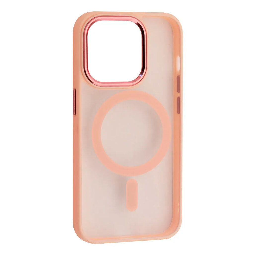 Чехол (накладка) Apple iPhone 16 Pro, Cristal Guard, MagSafe, Розовый - № 1 Чехол (накладка) Apple iPhone 16 Pro, Cristal Guard, MagSafe, Розовый - № 1