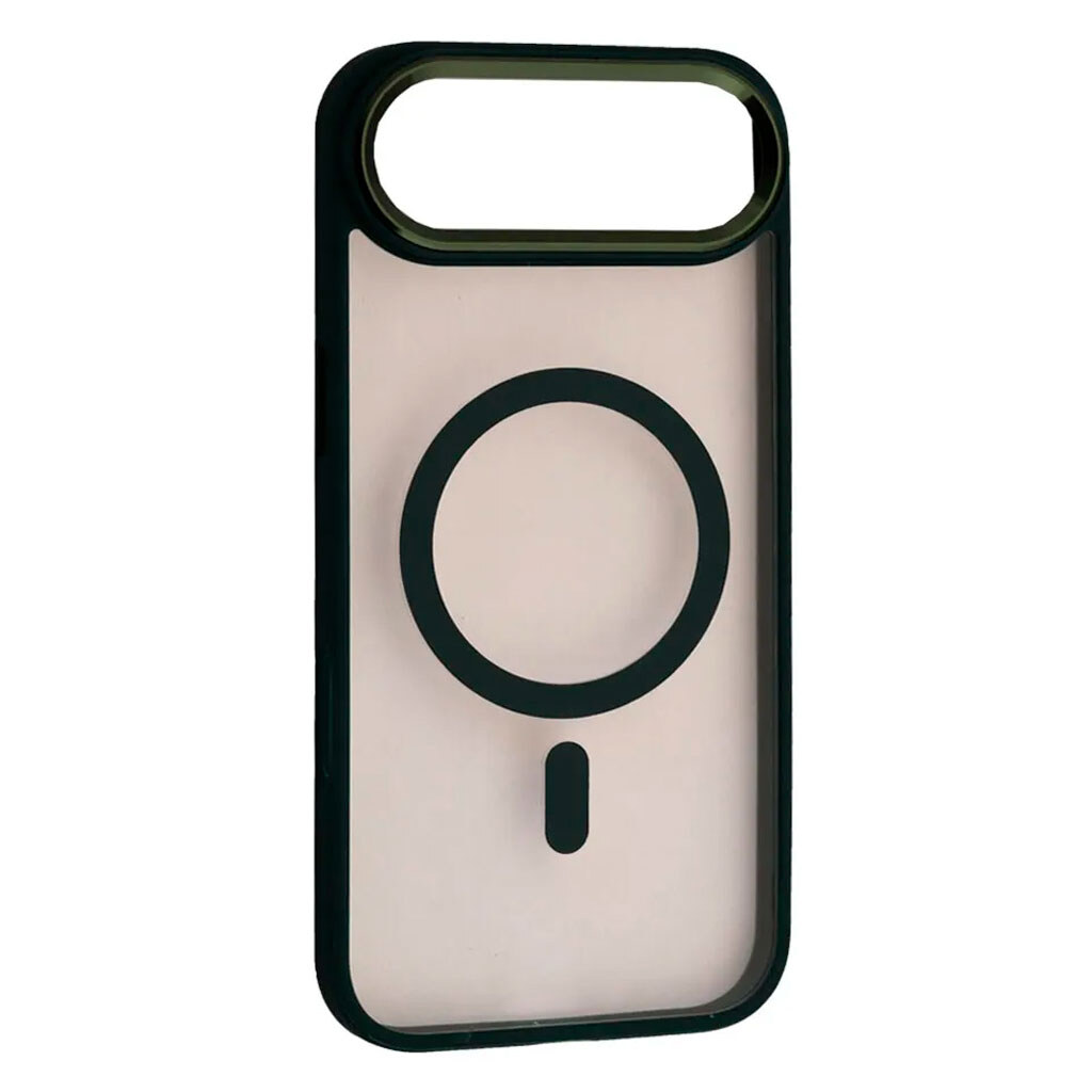Чехол (накладка) Apple iPhone 17 Air, Cristal Guard, MagSafe, Dark Green, Зеленый - № 1 Чехол (накладка) Apple iPhone 17 Air, Cristal Guard, MagSafe, Dark Green, Зеленый - № 1