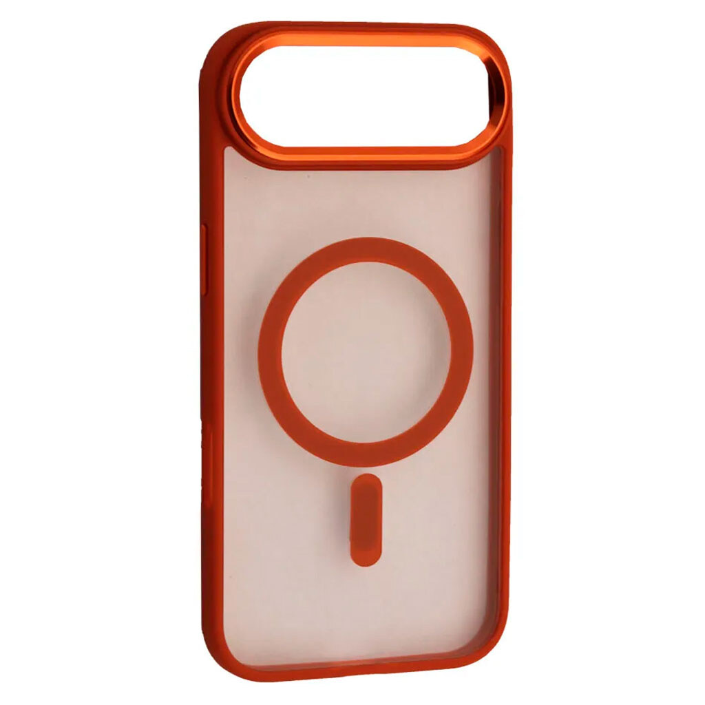 Чехол (накладка) Apple iPhone 17 Air, Cristal Guard, MagSafe, Оранжевый - № 1 Чехол (накладка) Apple iPhone 17 Air, Cristal Guard, MagSafe, Оранжевый - № 1