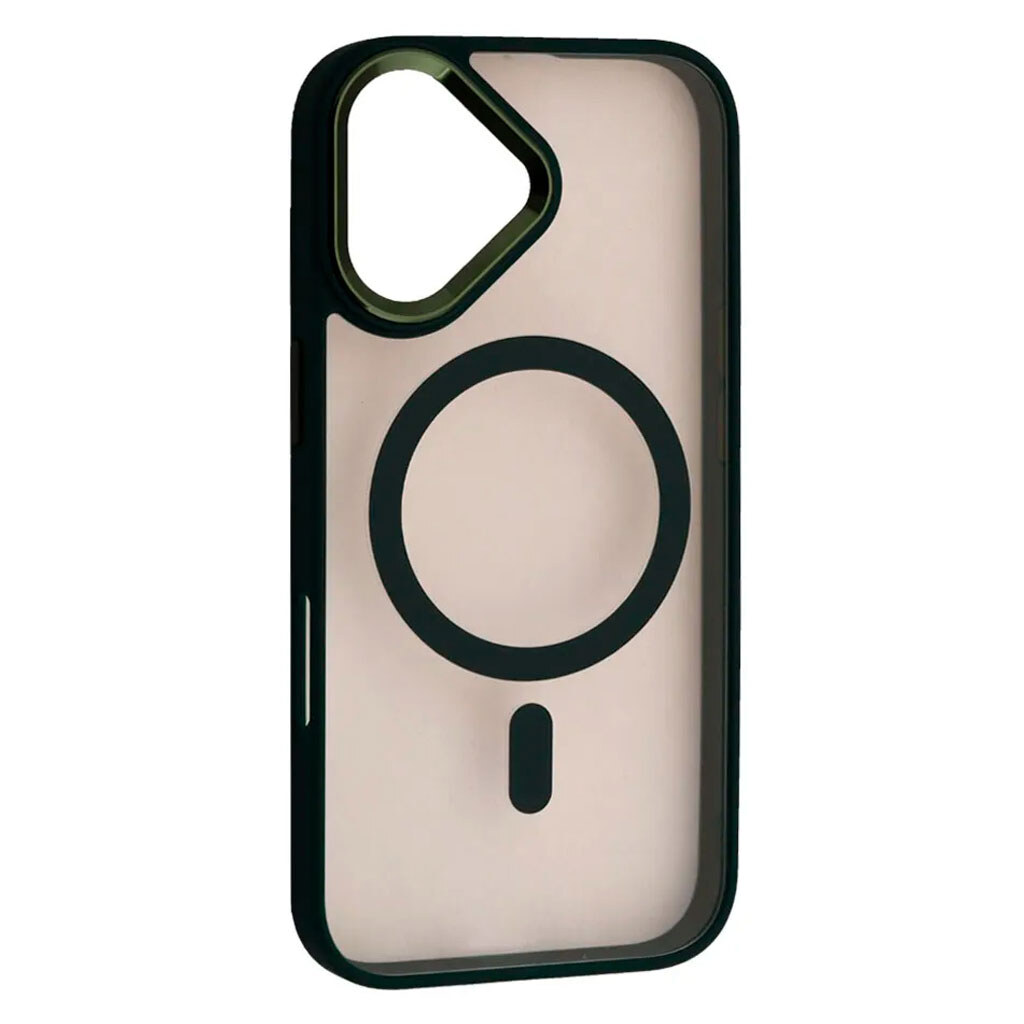 Чехол (накладка) Apple iPhone 17, Cristal Guard, MagSafe, Dark Green, Зеленый - № 1 Чехол (накладка) Apple iPhone 17, Cristal Guard, MagSafe, Dark Green, Зеленый - № 1