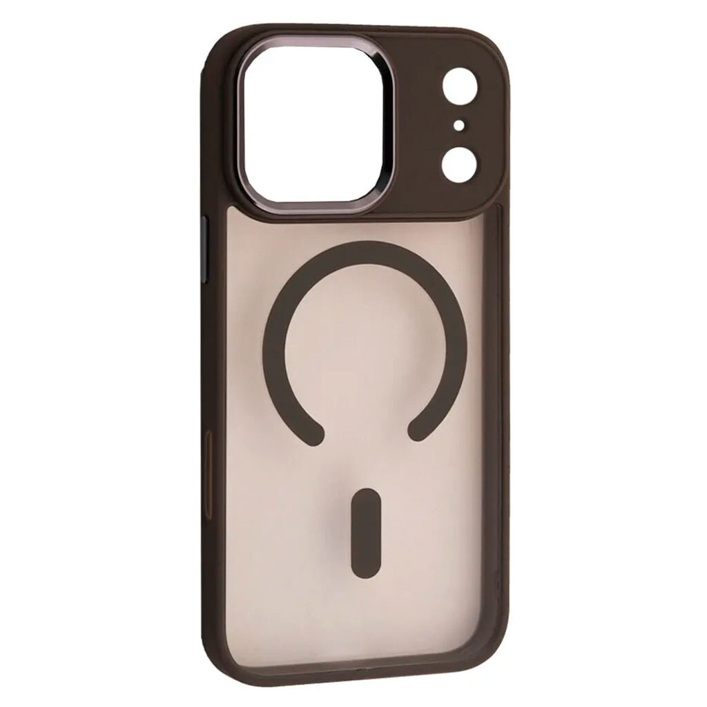 Чехол (накладка) Apple iPhone 17 Pro Max, Cristal Guard, MagSafe, Серый - № 1 Чехол (накладка) Apple iPhone 17 Pro Max, Cristal Guard, MagSafe, Серый - № 1