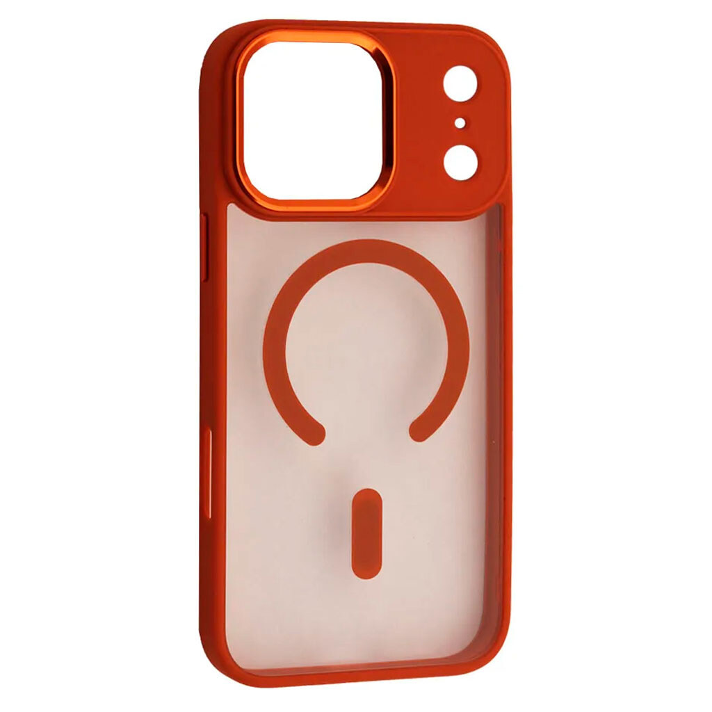 Чехол (накладка) Apple iPhone 17 Pro Max, Cristal Guard, MagSafe, Оранжевый - № 1 Чехол (накладка) Apple iPhone 17 Pro Max, Cristal Guard, MagSafe, Оранжевый - № 1
