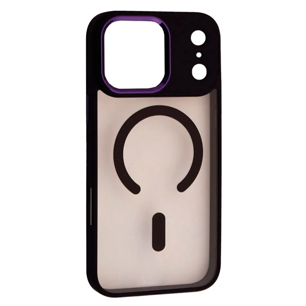Чехол (накладка) Apple iPhone 17 Pro, Cristal Guard, MagSafe, Фиолетовый - № 1 Чехол (накладка) Apple iPhone 17 Pro, Cristal Guard, MagSafe, Фиолетовый - № 1