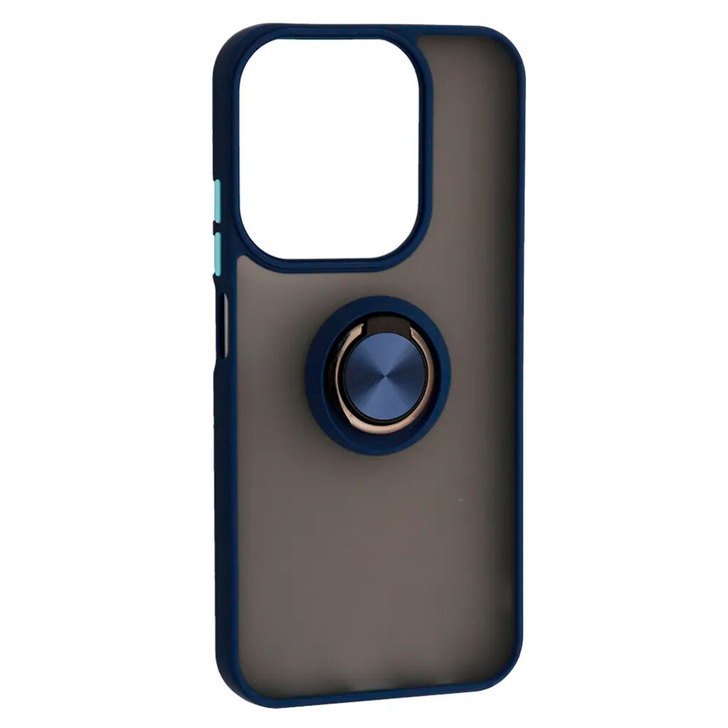 Чехол (накладка) Xiaomi Poco C85 / Redmi 15C, Goospery Ring Case, Синий - № 1 Чехол (накладка) Xiaomi Poco C85 / Redmi 15C, Goospery Ring Case, Синий - № 1