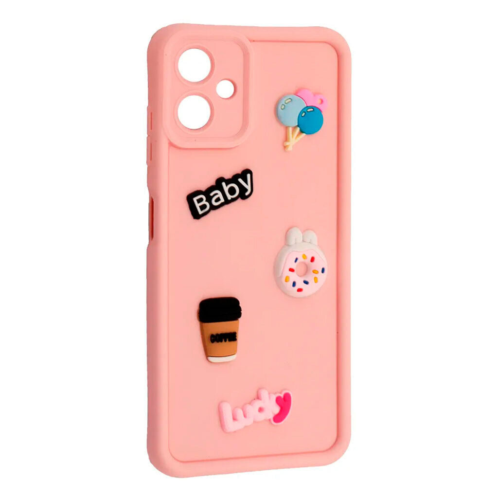 Чехол (накладка) Samsung A376 Galaxy А37 / Galaxy A37 5G, HAPPY Cookie, Light Pink, Розовый - № 1 Чехол (накладка) Samsung A376 Galaxy А37 / Galaxy A37 5G, HAPPY Cookie, Light Pink, Розовый - № 1