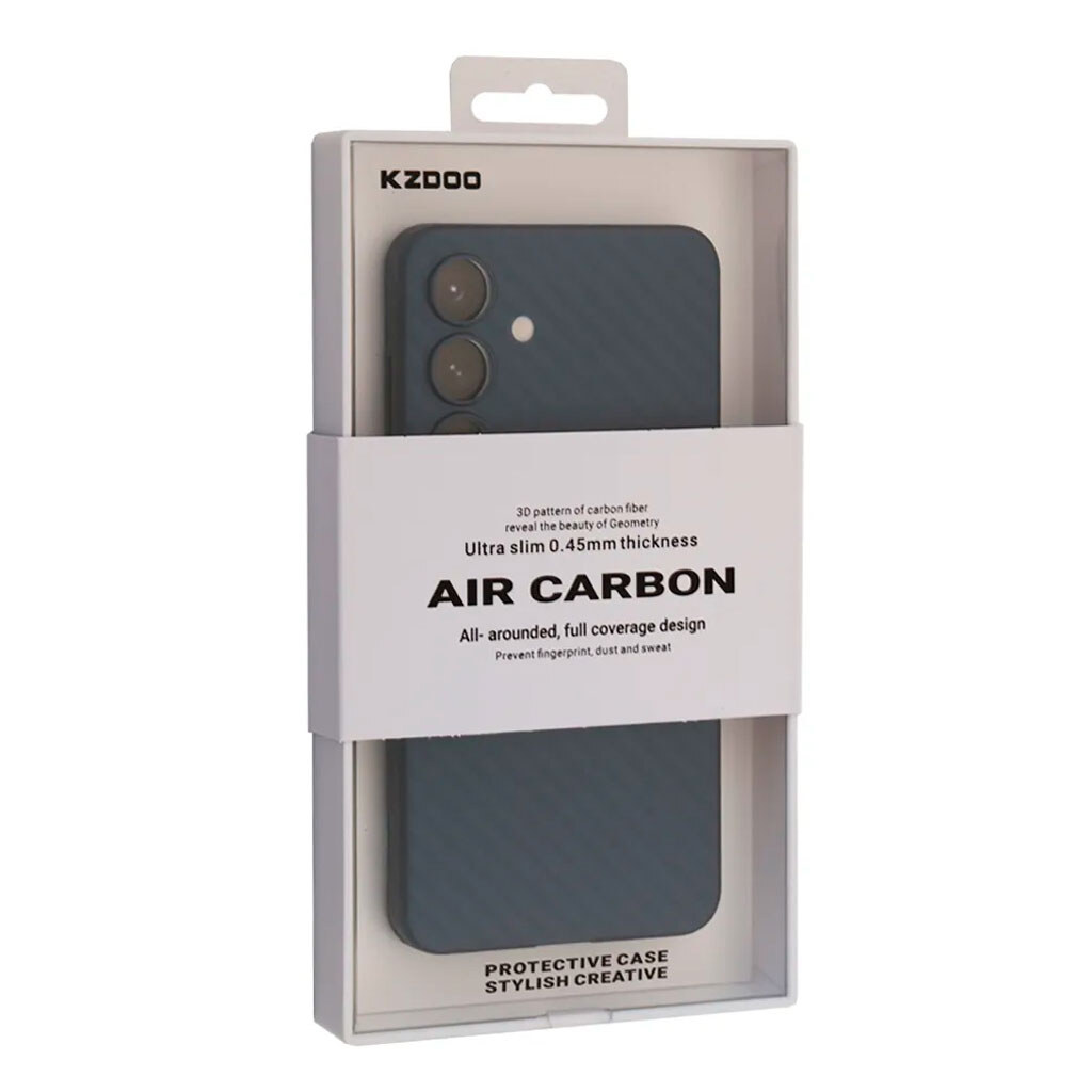 Чехол (накладка) Samsung Galaxy S25, K-DOO Air Carbon, Синий - № 1 Чехол (накладка) Samsung Galaxy S25, K-DOO Air Carbon, Синий - № 1