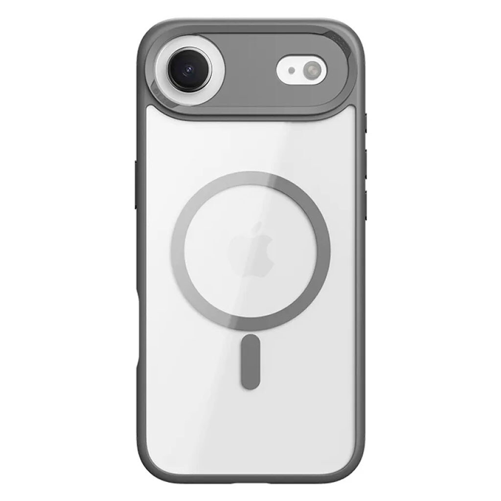 Чехол (накладка) Apple iPhone 17 Air, Rock Guard Transparent, MagSafe, Серый - № 1 Чехол (накладка) Apple iPhone 17 Air, Rock Guard Transparent, MagSafe, Серый - № 1