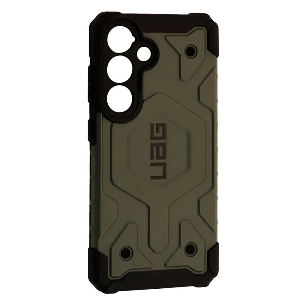 Чехол (накладка) Samsung Galaxy S24 / Galaxy S25, UAG Pathfinder, MagSafe, Зеленый - № 1 Чехол (накладка) Samsung Galaxy S24 / Galaxy S25, UAG Pathfinder, MagSafe, Зеленый - № 1