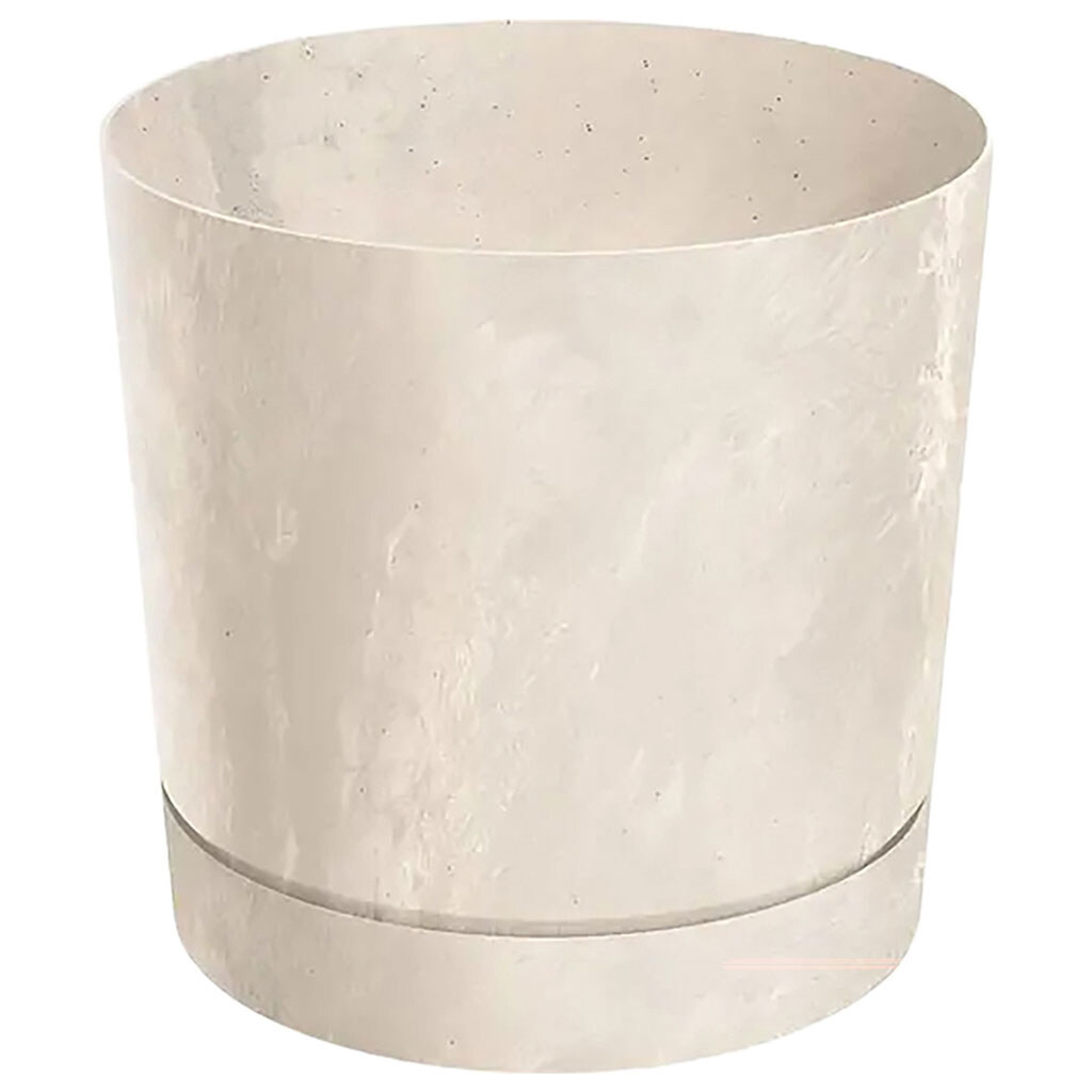 Цветочный горшок с подставкой Prosperplast Tubo P Beton Effect, микс, d=130 мм - № 2 Цветочный горшок с подставкой Prosperplast Tubo P Beton Effect, микс, d=130 мм - № 2