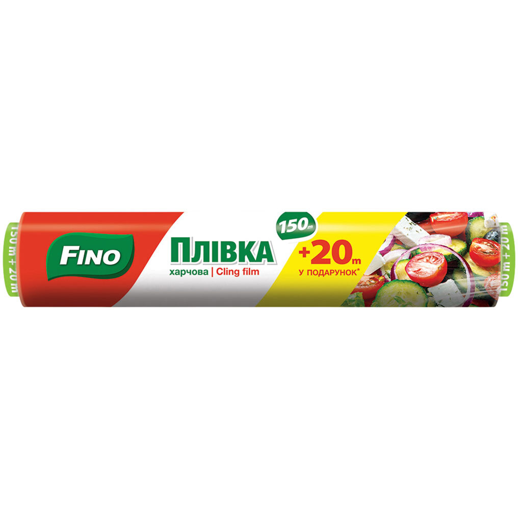 Пленка пищевая FINO, 31 см х 150 м + 20 м - № 1 Пленка пищевая FINO, 31 см х 150 м + 20 м - № 1