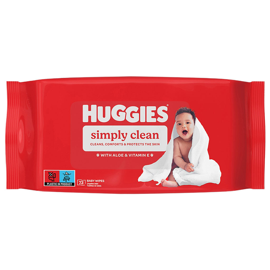 Салфетки влажные детские Huggies Simply Clean, 72 шт./уп. - № 1 Салфетки влажные детские Huggies Simply Clean, 72 шт./уп. - № 1