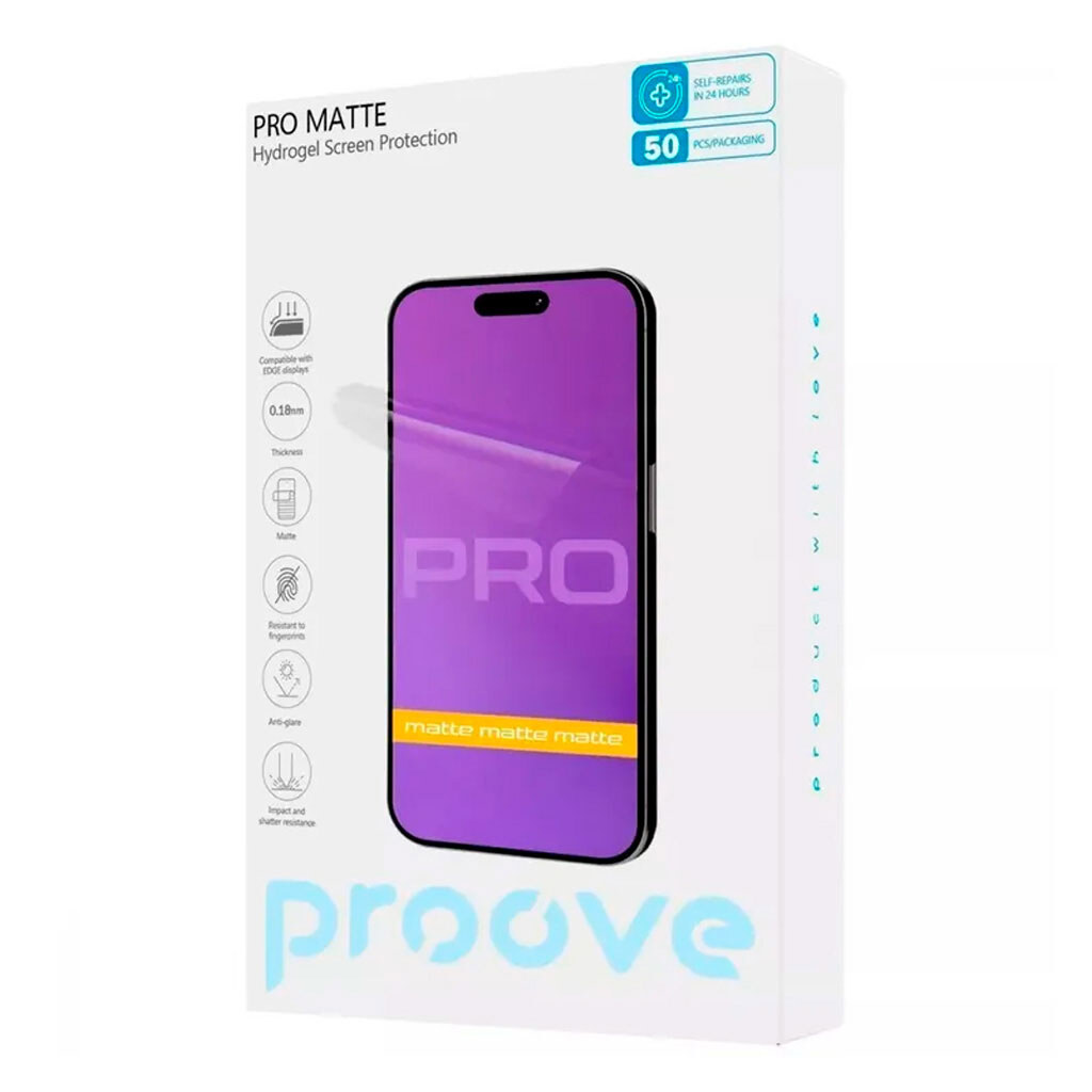 Гидрогелевая пленка Proove PRO Edge Display, Гидрогелевая - № 1 Гидрогелевая пленка Proove PRO Edge Display, Гидрогелевая - № 1