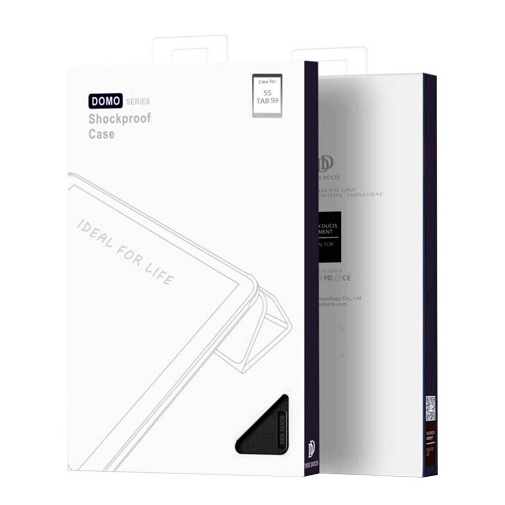 Чехол (книжка) Samsung Galaxy Tab A11 Plus, Dux Ducis Domo, Черный - № 6 Чехол (книжка) Samsung Galaxy Tab A11 Plus, Dux Ducis Domo, Черный - № 6