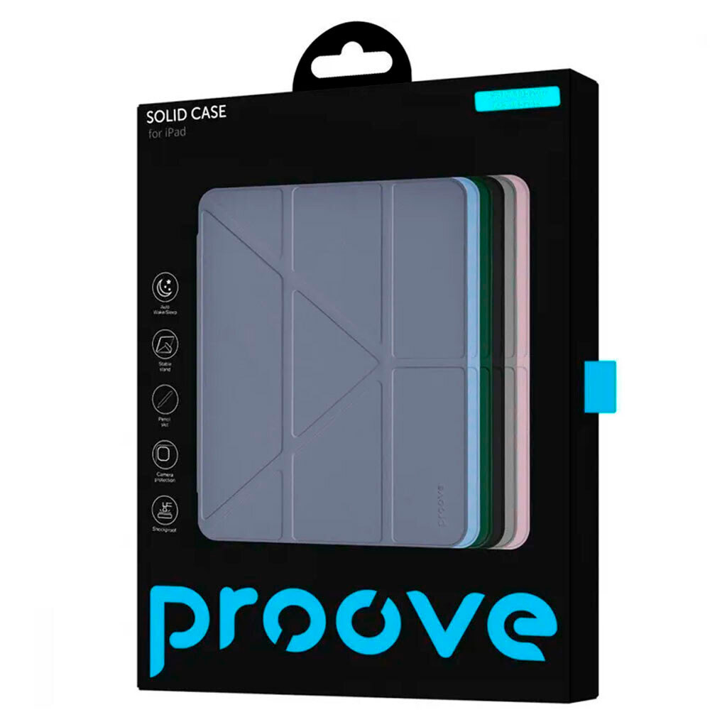 Чехол (книжка) Apple iPad Air 13 2024, Proove Solid, Розовый - № 3 Чехол (книжка) Apple iPad Air 13 2024, Proove Solid, Розовый - № 3