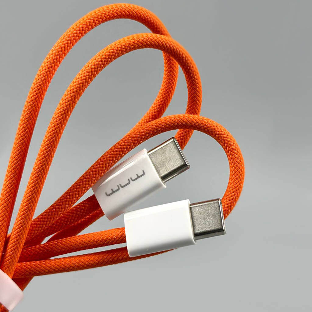 USB кабель WUW X200, Type-C, 1.0 м., Оранжевый - № 3 USB кабель WUW X200, Type-C, 1.0 м., Оранжевый - № 3