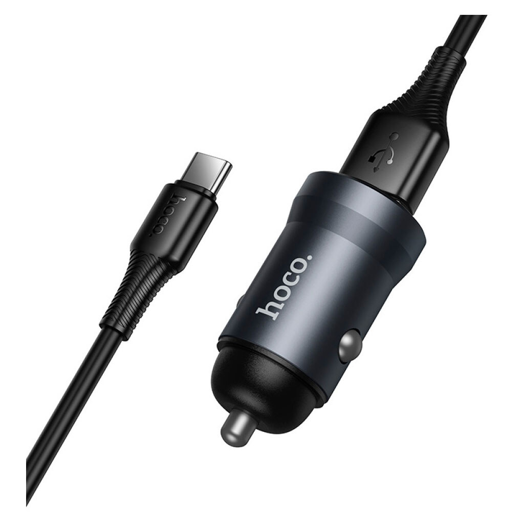 АЗУ Hoco Z62 Energy, С кабелем, Type-C, Серый - № 1 АЗУ Hoco Z62 Energy, С кабелем, Type-C, Серый - № 1