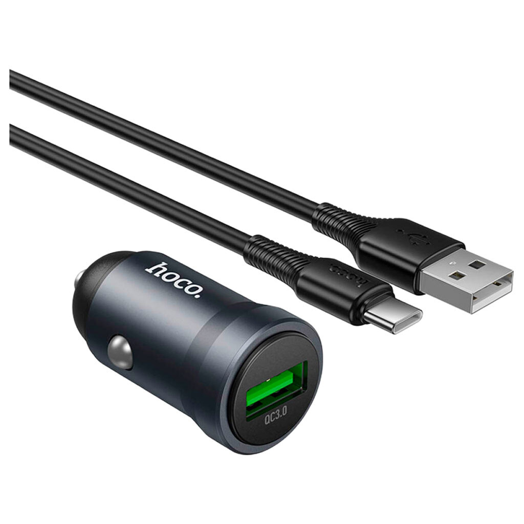 АЗУ Hoco Z62 Energy, С кабелем, Type-C, Серый - № 2 АЗУ Hoco Z62 Energy, С кабелем, Type-C, Серый - № 2