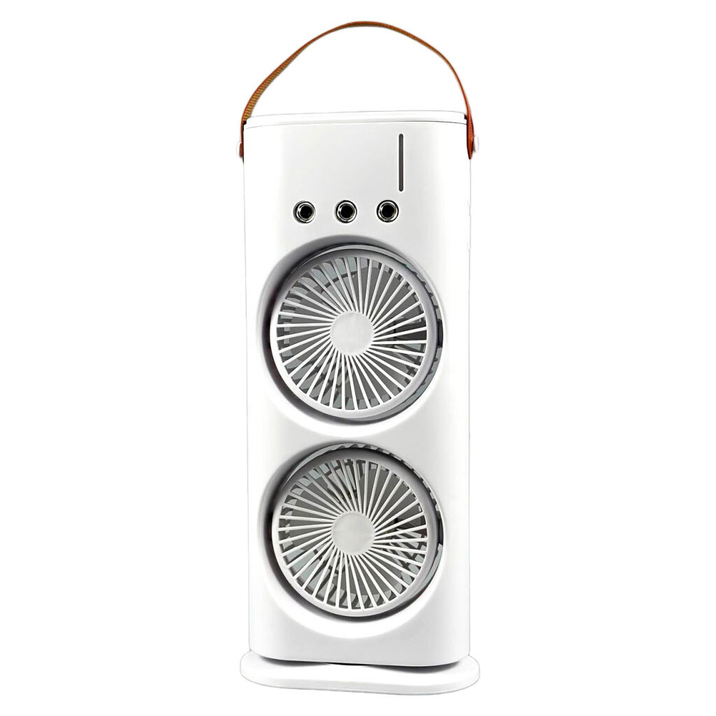 Вентилятор настольный Double Spray Fan, Белый - № 1 Вентилятор настольный Double Spray Fan, Белый - № 1