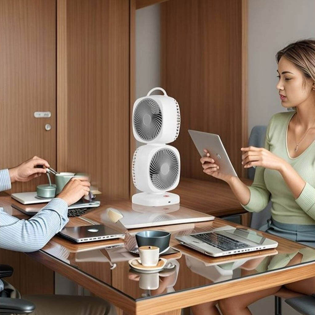 Вентилятор настольный XHS-02 Square Fan, Белый - № 3 Вентилятор настольный XHS-02 Square Fan, Белый - № 3