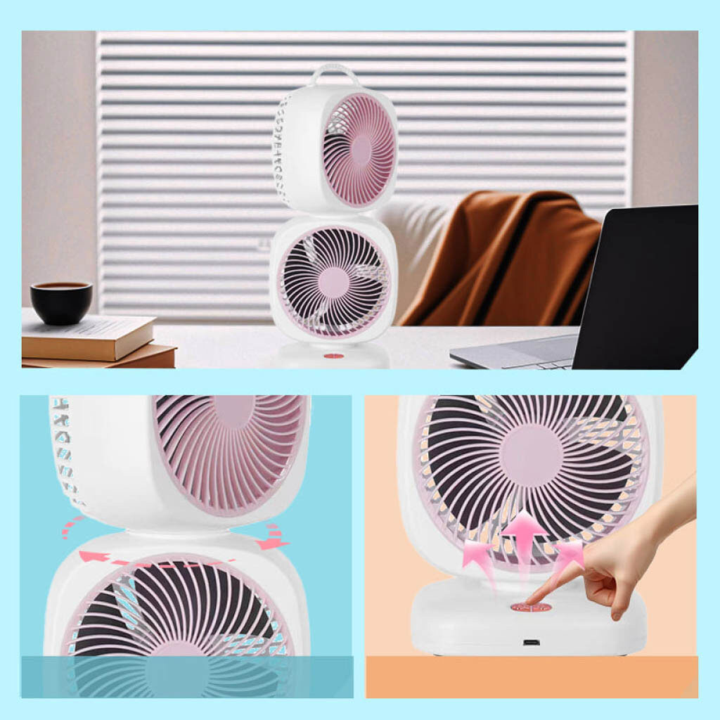 Вентилятор настольный XHS-02 Square Fan, Белый - № 6 Вентилятор настольный XHS-02 Square Fan, Белый - № 6