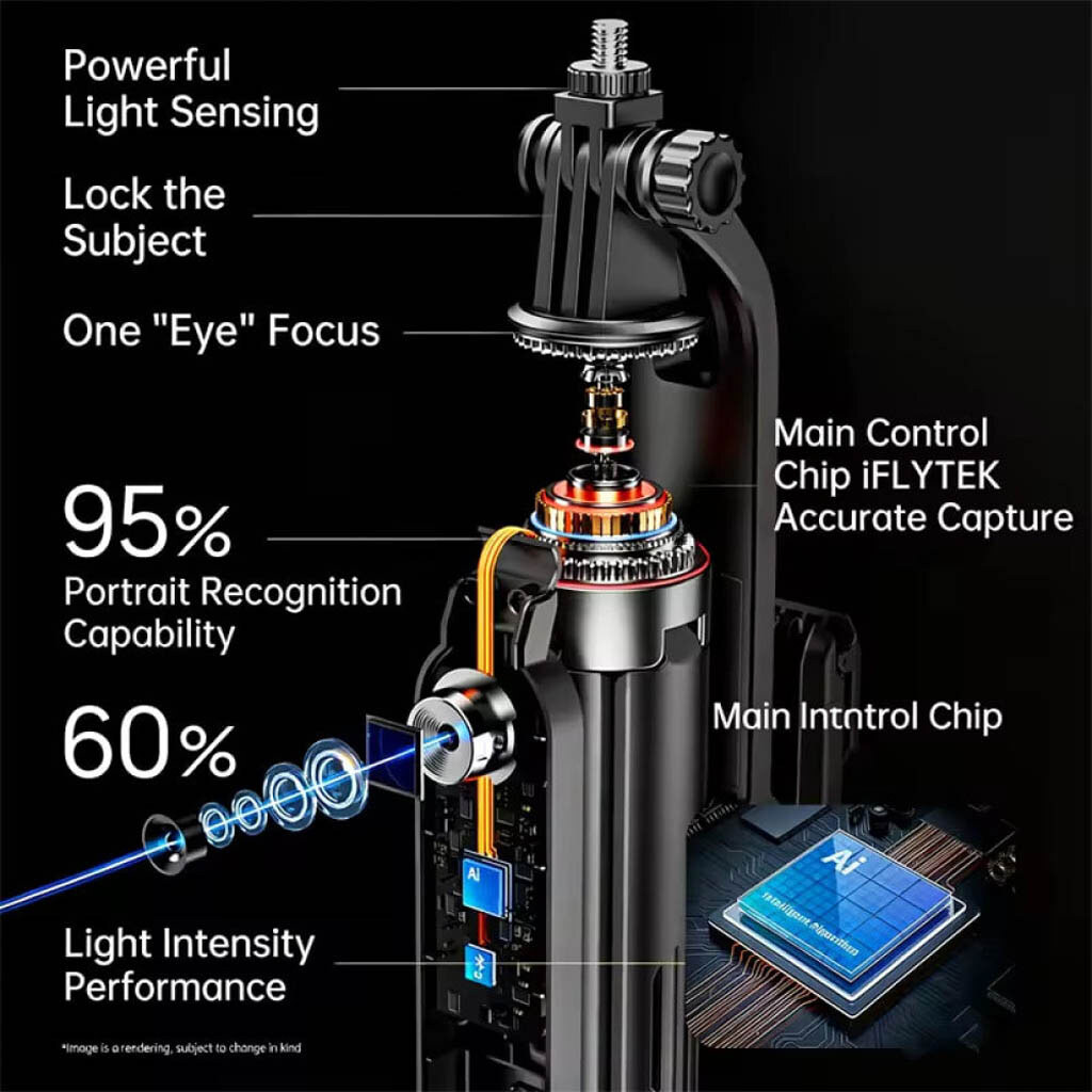 Монопод Gimbal Q625, Черный - № 8 Монопод Gimbal Q625, Черный - № 8