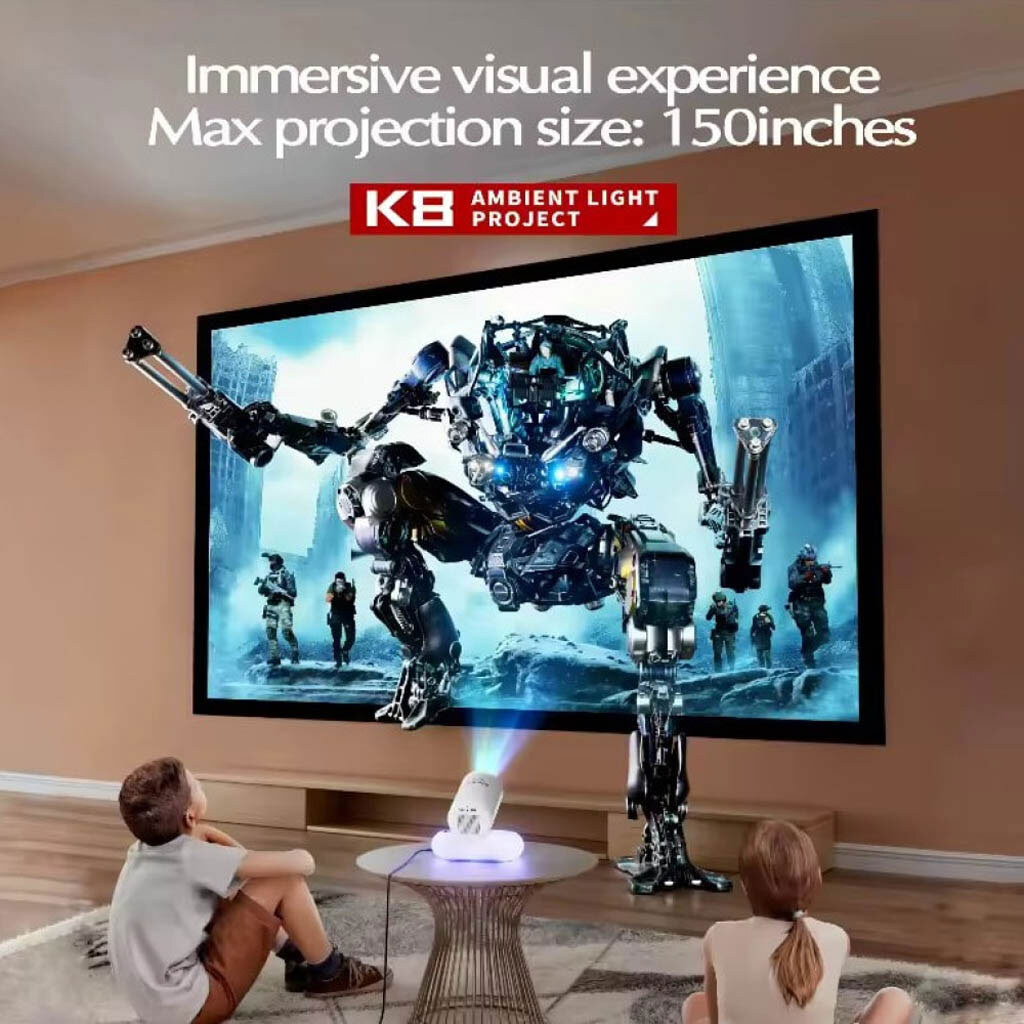 Проектор K8-KTV, Белый - № 6 Проектор K8-KTV, Белый - № 6