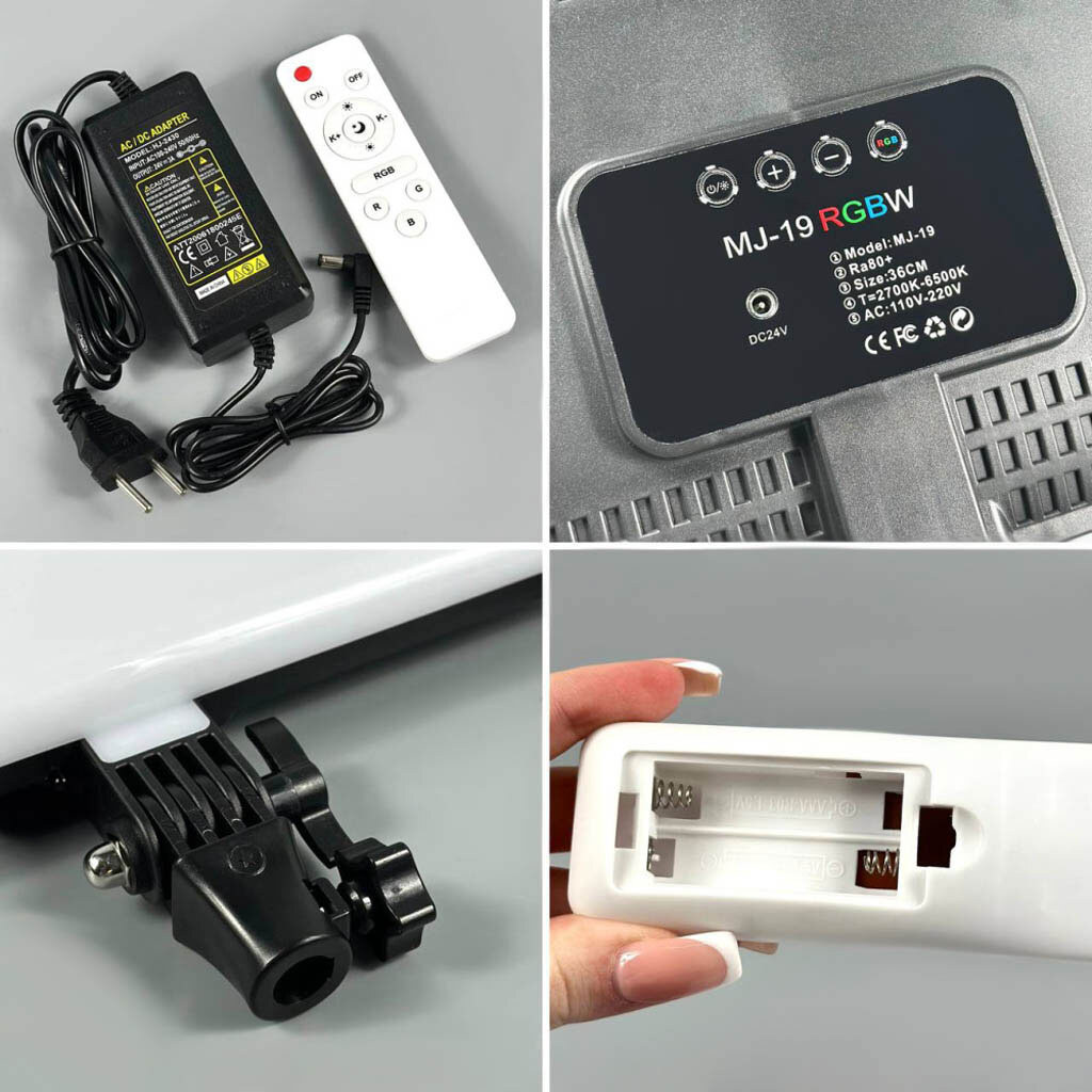 LED лампа MJ-19, Черный - № 2 LED лампа MJ-19, Черный - № 2